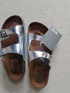 Silver Sandals - New with Tag