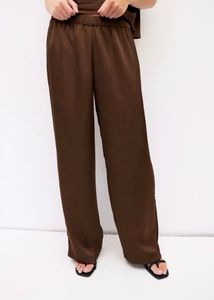 Brown Wide Leg Pants