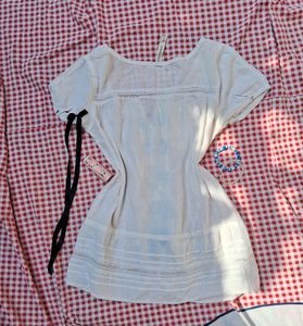 Aesthetic Lace White Top🌷