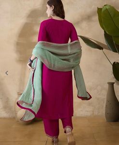 Elegant Pink Kurta Set with Dupatta