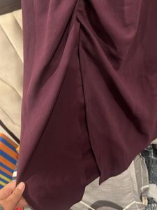 Elegant Purple Midi Dress