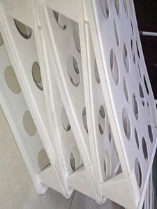 2 Tier White Plastic Bottle Drying Rack
