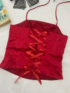 Red Corset Top