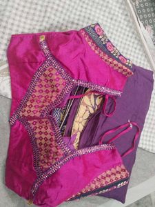 Embroidered Silk Saree