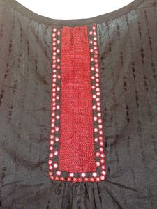 fabindia Elegant Black Kurta with