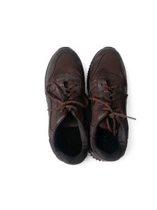 Brown Leather Casual Sneakers