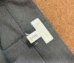 Gray Wide-Leg Trousers