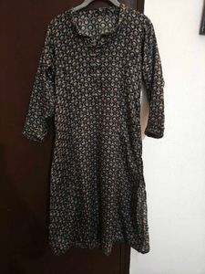 Elegant Printed Cotton Kurta