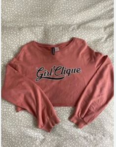 H&M Girl Clique Oversized Cropped Top