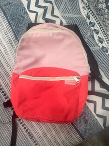 Decathlon Cute Pink and Coral Backpack
