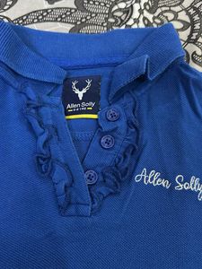 Allen Solly Blue Polo T-Shirt