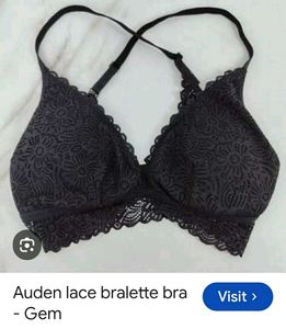 auden Black Lace Bralette