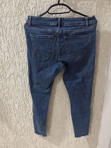 Blue Ripped Skinny Jeans