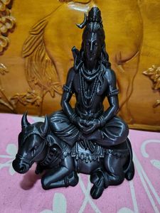 Shiva Statue with Nandi Bull