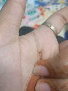 22k gold nose pin