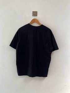 Black boxy Print T-Shirt