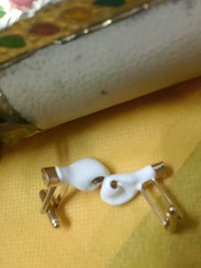 Unique White Hand-Shaped Cufflinks