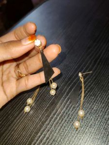 Elegant Pearl Drop Earrings