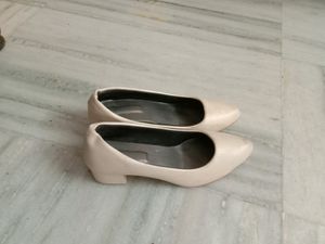 Cream heels
