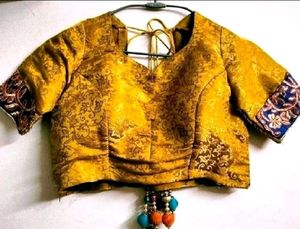 Golden Embroidered Blouse