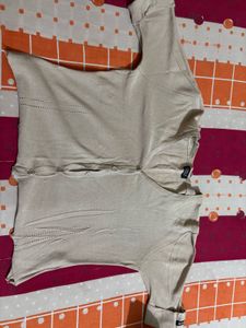 Chic Beige Knit Top