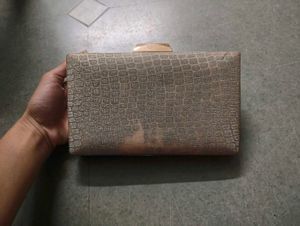 Stylish Textured Clutch Bag