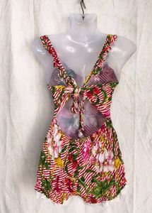 FLORAL PRINT BODYSUIT