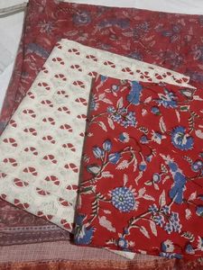Soft Cotton Churidar Material With Kotta Duppatta