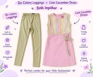 Kids Leggings & Dress Combo