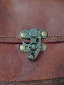 Vintage Brown  pure Leather Crossbody Bag