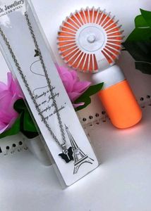 Butterfly Eiffel Tower Necklace ⛓️☺️❤️🥰