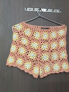 Crochet Flower Shorts free size branded article