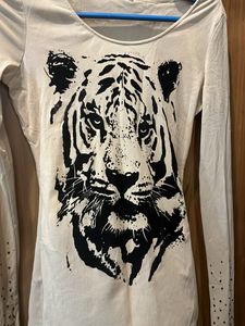y2k top with full emblished sleeves