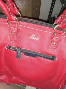 Liz Claiborne Red Satchel LAVIE
