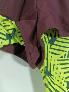Multicolor Skinny Fit Active Wear Pant (Women)