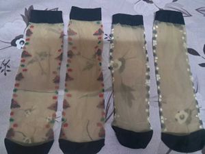 3 Pairs Floral Socks Combo