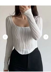 WHITE NEW ME TOP
