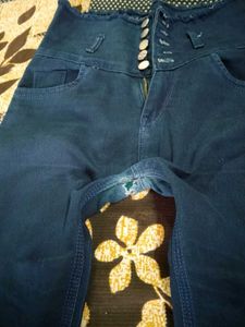 High Waisted Dark Wash Jeans