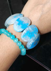 Blue Bracelet Set (Combo of 2)