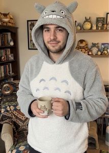 Cozy Totoro Fleece Hooded Jacket