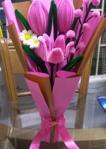 Handmade Pink Flower Bouquet
