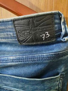 Stylish Blue Washed Denim Jeans