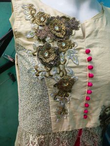 Anarkali Front Open Dress