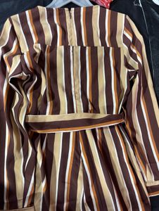 Coverstory Striped jumpsuit