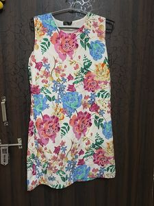 Floral Print Sleeveless Dress