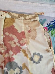 Boho Print Wide Leg Palazzo Pants
