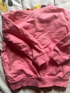 Pink Crew Neck Sweatshirt
