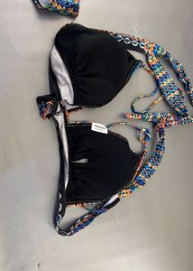 Boho Print Bikini Set with Sarong