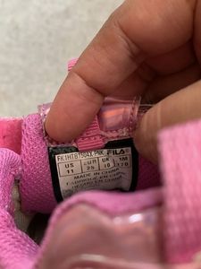 Pink Fila Sneakers