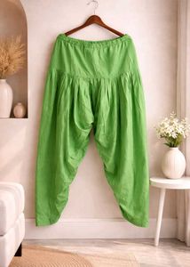 Vibrant Green Kurta with Patiala Pants